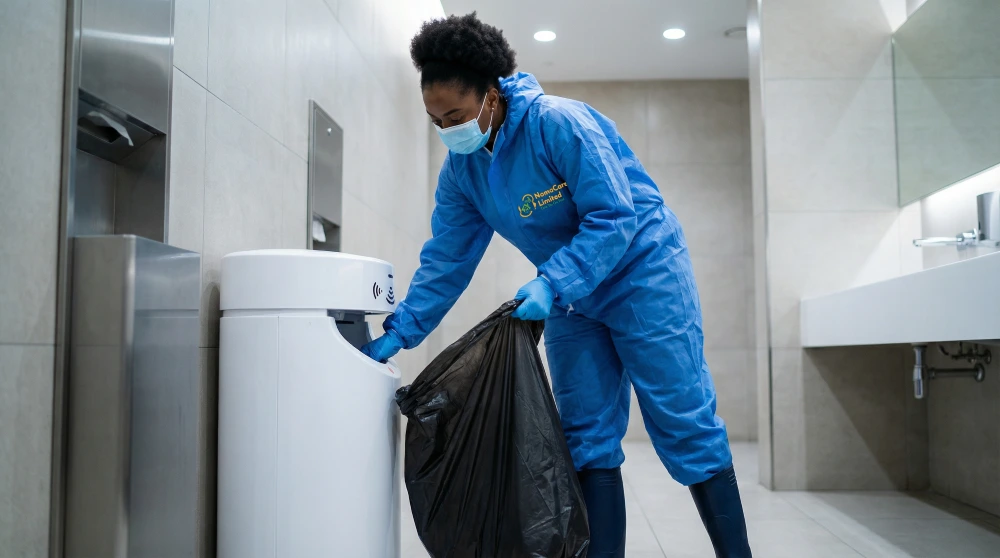 In today's health-conscious world, proper sanitation isn't a luxury—it's essential. Yet managing female hygiene services Kenya and restroom sanitation across a busy office, school, or facility is often overlooked or handled poorly. At Noma Care Limited, we bring dignity, discretion, and professional care to this critical need. Sanitary care encompasses the full lifecycle of hygiene management: the supply of certified sanitary bins and disposal systems, systematic collection and safe disposal of waste, and comprehensive cleaning and disinfection protocols for all surfaces and touchpoints. Whether for residential homes, corporate offices, or high-traffic commercial spaces, we ensure your environment meets the highest standards of cleanliness and infectious disease prevention Noma Care Limited was founded on a singular vision: to be the trusted partner in creating and maintaining pristine, healthy, and beautiful environments where people live, work, and celebrate. We recognize that true well-being extends beyond individual actions—it is deeply rooted in the quality of the spaces we inhabit. Our integrated service model reflects this philosophy. Rather than fragmenting care across multiple vendors, we unite our diverse expertise under one unifying principle: Total Sanitary and Environmental Care What Our Sanitary Services Include ✅Sanitary Bin Collection & Disposal: Regular, discreet collection and safe disposal of used sanitary products ✅Restroom Deep Cleaning: Professional, thorough cleaning of toilets, sinks, mirrors, and floors—every visit ✅Air Freshening Services: Customized fragrance solutions that eliminate odors naturally ✅Soap & Sanitizer Supply: Continuous provision of quality hand soaps, sanitizers, and hygiene consumables ✅Compliance Audits: Regular checks to ensure your facility meets Kenyan health standards ✅Feminine Hygiene Supplies: Discreet supply of high-quality sanitary products for employee wellbeing