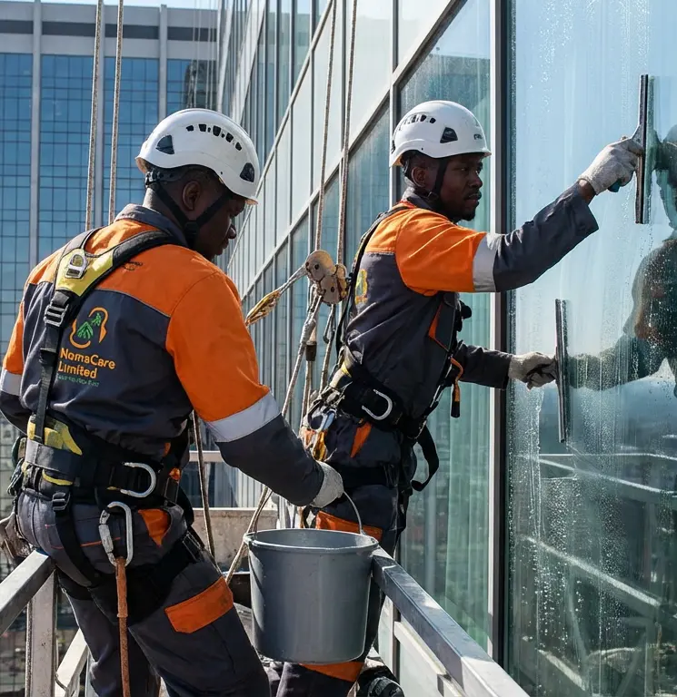 What Our Cleaning Services Include Regular Office Cleaning (Daily/Weekly/Bi-Weekly): ✅ Dusting of furniture, desks, shelves, and electronics ✅ Vacuuming carpets and mopping hard floors ✅ Restroom sanitation and restocking supplies ✅ Waste removal and recycling management ✅ Window and glass cleaning ✅ Disinfection of high-touch surfaces (desks, door handles, railings) Industrial & Heavy-Duty Cleaning: ✅ Removal of stubborn stains, grease, and buildup ✅ Professional carpet shampooing and upholstery cleaning ✅ High-pressure cleaning of exterior surfaces and parking areas ✅ Drain cleaning and deodorization ✅ Deep cleaning of kitchen equipment and industrial machinery Post-Construction Cleanup: ✅ Complete removal of construction debris, dust, and waste ✅ Washing windows, walls, and surfaces to remove concrete dust ✅ Deep cleaning of HVAC systems and vents ✅ Final disinfection before occupancy ✅ Coordination with contractors and facility managers